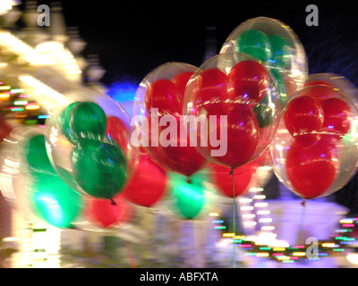 Walt Disney World en Floride, rue Main balloons Banque D'Images