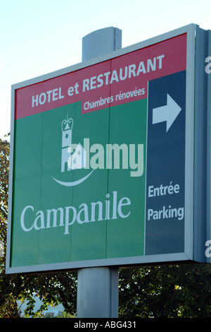 Hotel Campanile France logo groupe Banque D'Images