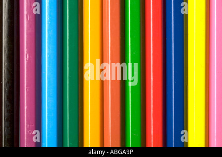 Crayons de couleur Banque D'Images