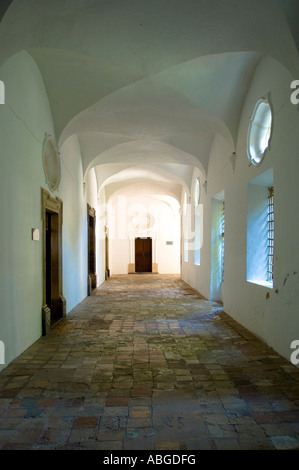 Cloître des Chartreux Real Cartuja de Valldemossa, Majorque, Espagne Banque D'Images