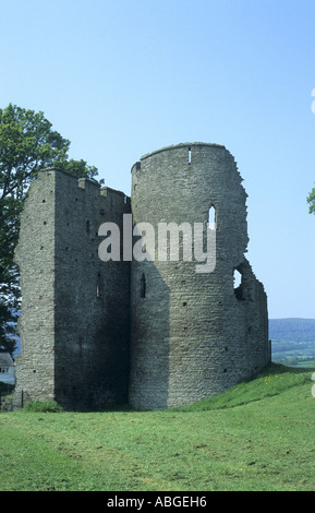 Château Crickhowell, Powys, Wales, UK Banque D'Images