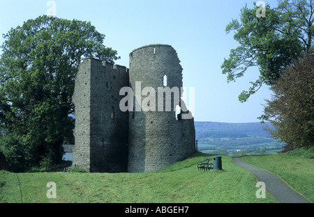 Château Crickhowell, Powys, Wales, UK Banque D'Images