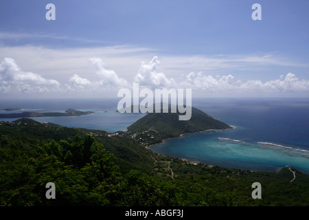 Virgin Gorda, face à Biras Creek et le Bitter End Yacht Club Banque D'Images