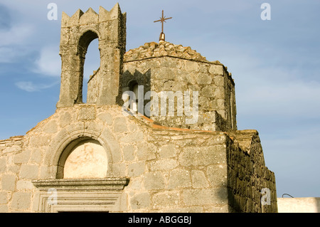 Monastère Saint Jean le théologien à Patmos Grèce Banque D'Images