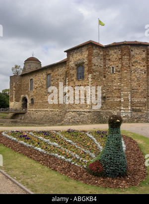 Colchester Castle avec le plus grand donjon normand en Angleterre construit sur un temple romain de Claudius Angleterre Essex Banque D'Images