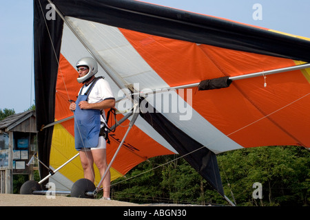 Chattannooga Tennessee Lookout Mountain deltaplane Banque D'Images