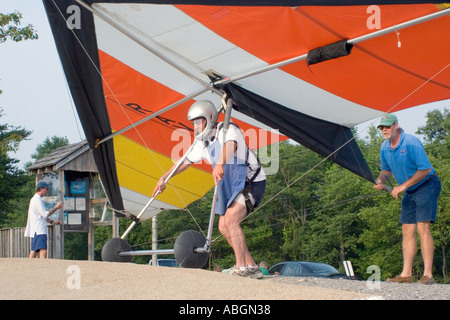 Chattannooga Tennessee Lookout Mountain deltaplane Banque D'Images