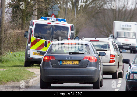 Une caméra de police exploité dans van UK Banque D'Images
