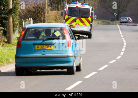 Une caméra de police exploité dans van UK Banque D'Images