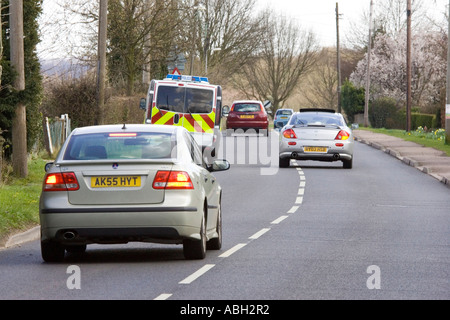 Une caméra de police exploité dans van UK Banque D'Images