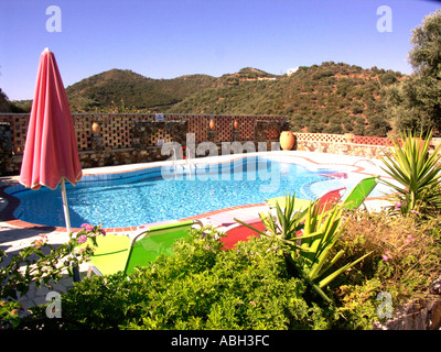 Piscine à Stalos Crete Banque D'Images