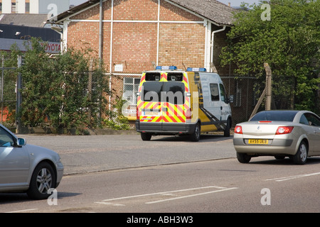 Une caméra de police exploité dans van UK Banque D'Images