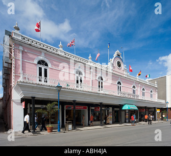 Boutiques sur Broad Street, Bridgetown, Barbade, Petites Antilles, Antilles, Caraïbes Banque D'Images