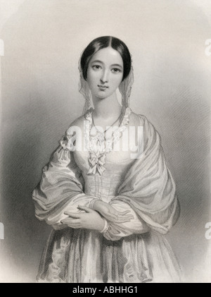 Florence Nightingale, 1820 - 1910. Pionnier des soins infirmiers et réformateur des méthodes d'assainissement hospitalières. Banque D'Images