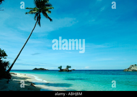 Petite île de Raja Ampat, Indonésie Banque D'Images