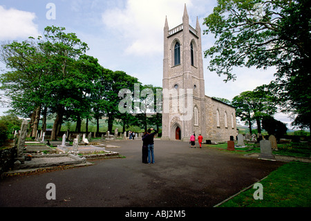 WB Yeats grave, Drumcliffe Church, Co.Sligo Banque D'Images