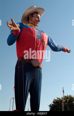 Big Tex cow boy au Dallas State Fair Park Banque D'Images