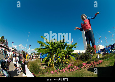 Big Tex cow boy au Dallas State Fair Park Banque D'Images