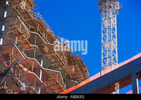 Low angle view of construction site Banque D'Images