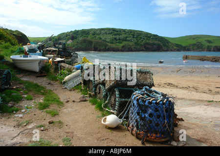 Près de Hope Cove et Salcombe Kingsbridge Devon Banque D'Images