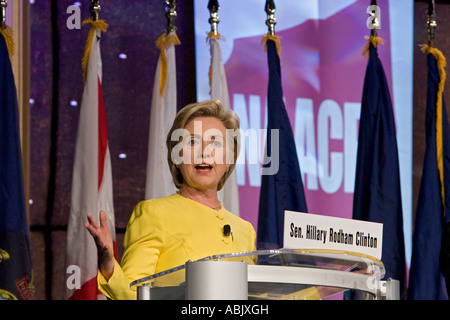 Hillary Rodham Clinton Banque D'Images