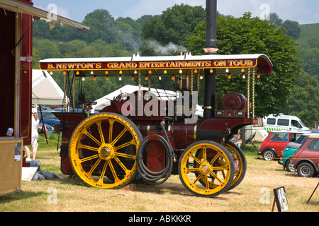 Rallye 2007 Vintage vapeur Wiltshire Wallis Stevens Royal Star construit 1914 Locomotive moteur traction Banque D'Images