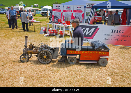 Rallye 2007 Vintage vapeur Wiltshire Burrell 3 argricultural Victoria moteur Banque D'Images