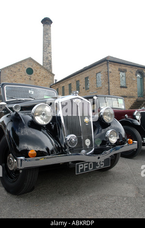 Wolseley 25 hp vintage car à l'Elsecar heritage site, Barnsley, South Yorkshire, Angleterre, Royaume-Uni