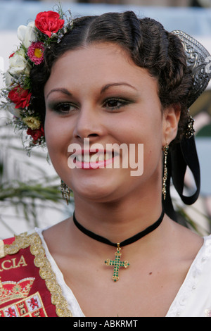 Senorita espagnole à Regent Street Festival 2006 Banque D'Images