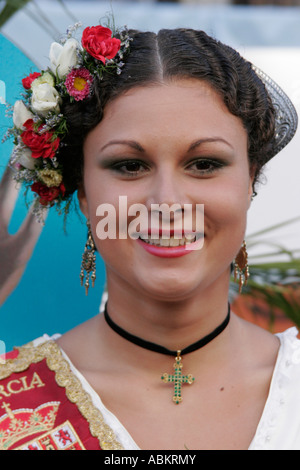 Senorita espagnole à Regent Street Festival 2006 Banque D'Images