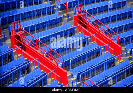 Coin coloré au Skydome de Toronto peut accueillir 50 000 fans de l'équipe de baseball des Blue Jays Banque D'Images