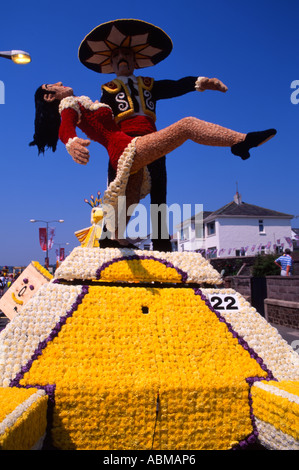 Jersey- Bataille de fleurs Banque D'Images