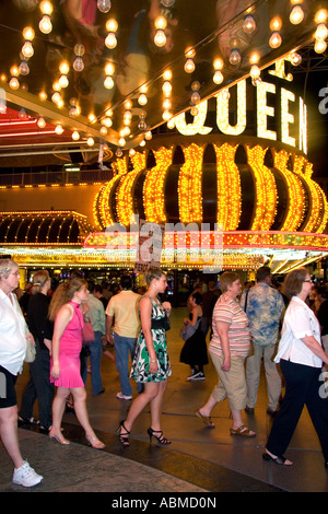 Le Fremont Street Experience au centre-ville de Las Vegas au Nevada Banque D'Images