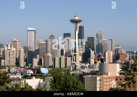 Vue de la ville de Seattle Washington Banque D'Images