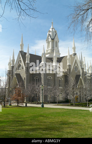 Hall de l'Assemblée de Temple Square, Salt Lake City, Utah, USA Banque D'Images