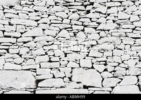 Mur en pierre ancienne chapelle près de la Toscane Italie Banque D'Images