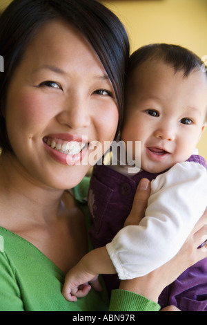 Portrait de Mère et fille Banque D'Images