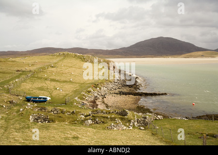 UK Ecosse Îles Hébrides extérieures Lewis Timsgearraidh Uige Traigh beach Banque D'Images