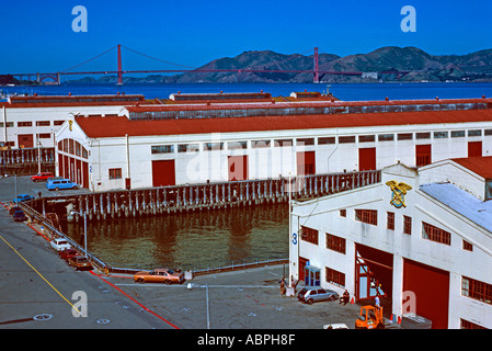 Fort Mason San Francisco Californie, avant sa conversion à un hall d'exposition et centre culturel Banque D'Images