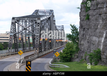 Pont Alexandra Ottawa Banque D'Images