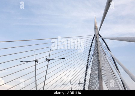 Seri Wawasan Bridge, Putrajaya, Malaisie Banque D'Images