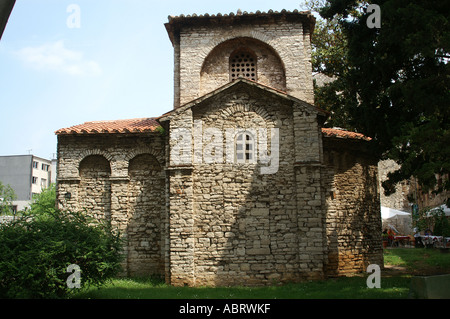 Eglise St Mary de Formosa à Pula (Pola) Istrie Kvarner Croatie Mer Adriatique Banque D'Images