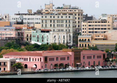 Puerto Rico,Rican,Caribbean Island,Greater AntillesSan Juan,capitale,El Arsenal de la Marina,bâtiments,horizon de la ville,centre-ville,centre-ville,ci Banque D'Images