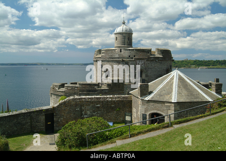 Le magnifique Château de St Mawes Cornwall England Royaume-Uni UK Banque D'Images