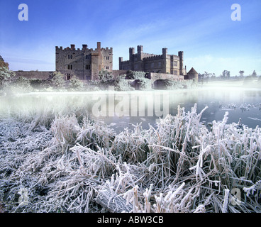 Fr - KENT : Leeds Castle Banque D'Images