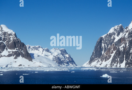 Canal Lemaire, Péninsule Antarctique salon Banque D'Images