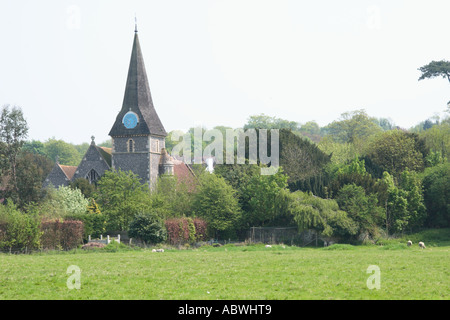 Une église de campagne Anglais Banque D'Images