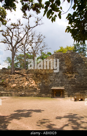Ruines Mayas fabuleuses de la civilisation maya de Copan Honduras Banque D'Images