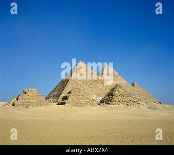 Gizah Giseh Egypte Pyramide Pyramide Pyramiden Banque D'Images