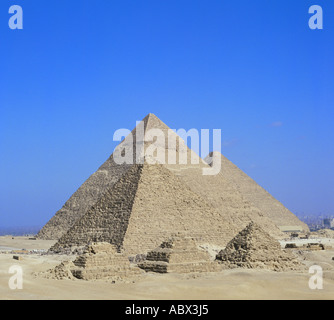 Gizah Giseh Egypte Pyramide Pyramide Pyramiden Banque D'Images